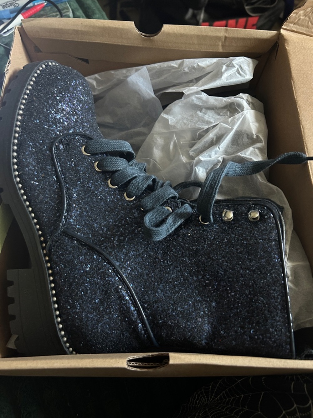 Portland boots Glittery goodness!